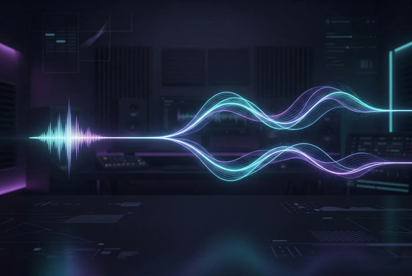 Generador de canciones con IA creando voces expresivas en varios géneros